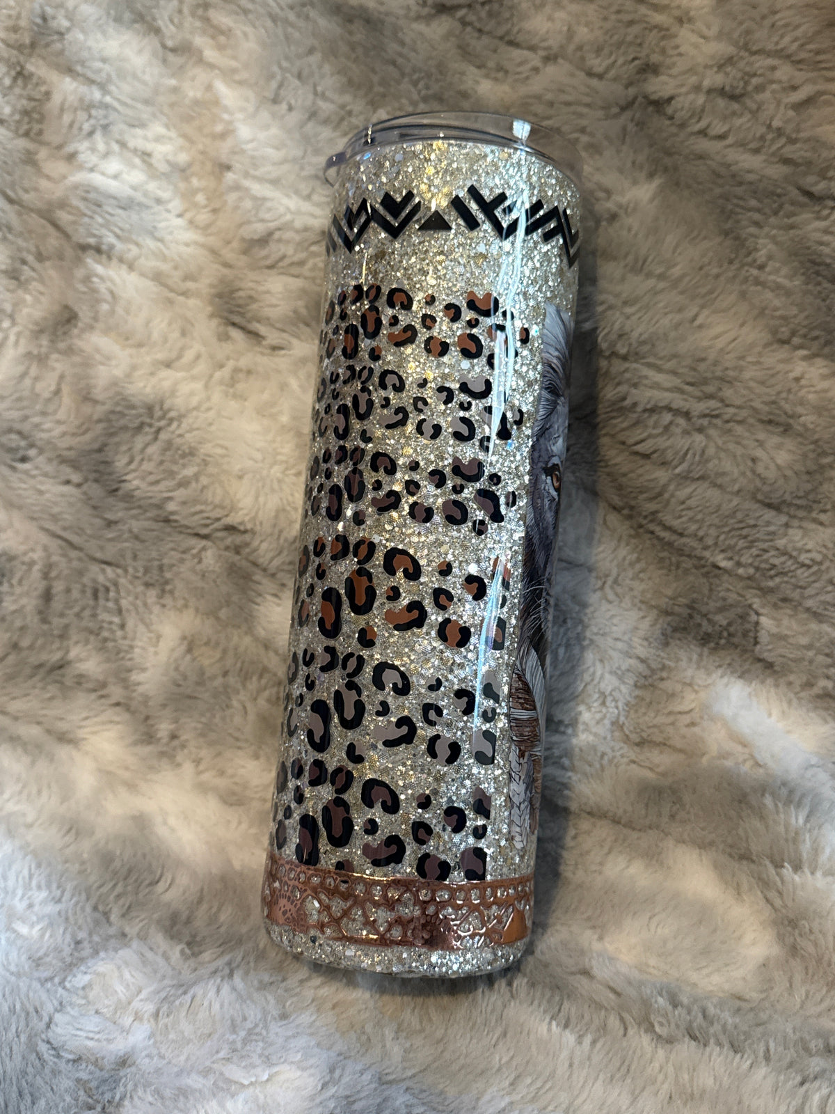 Born to Be Wild | Golden Safari Tumbler 🦁🦓🐆✨