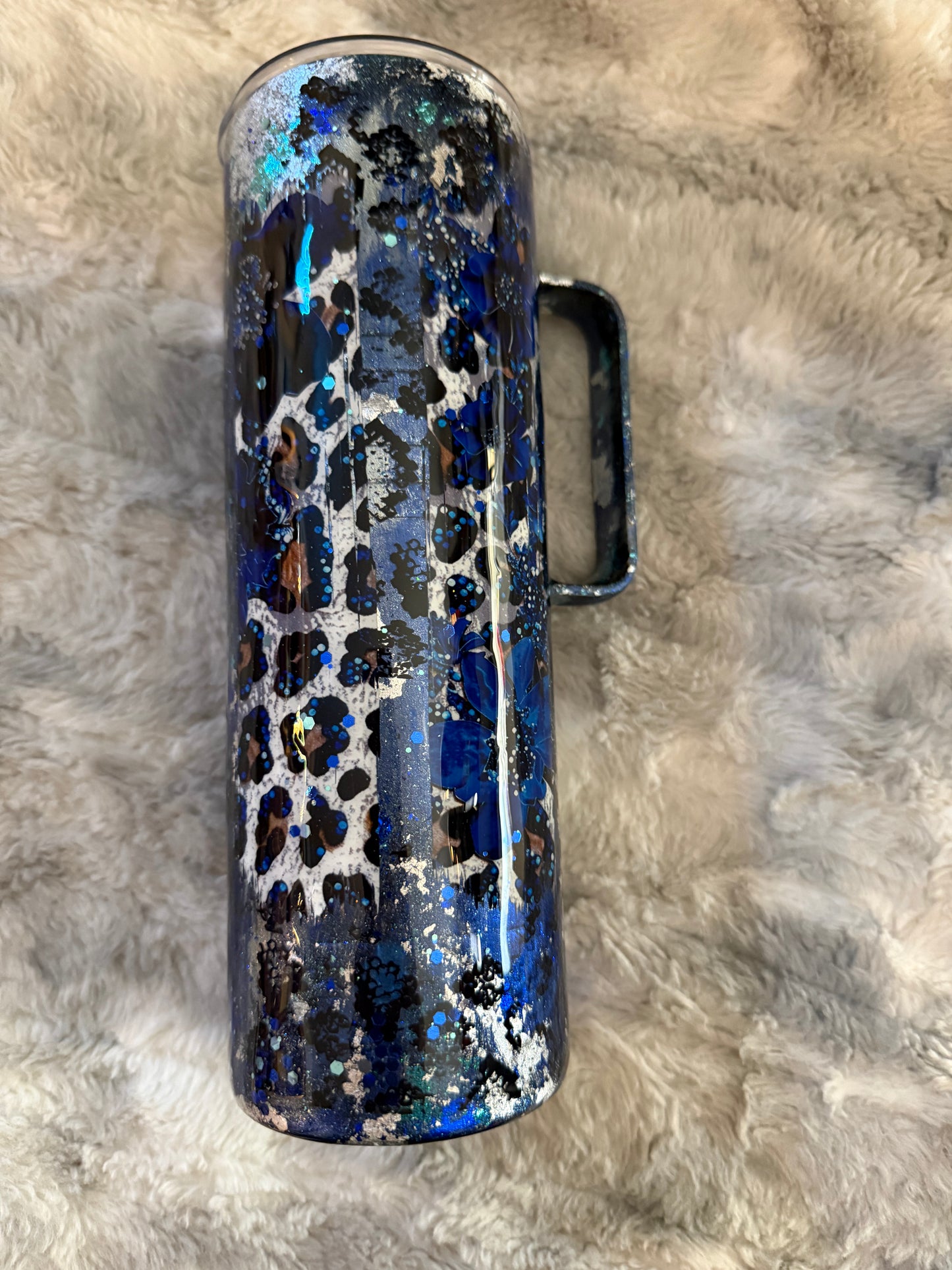 💙 Let Them | Midnight Leopard Tumbler