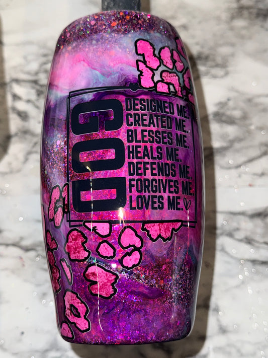 God leopard print -pink ￼