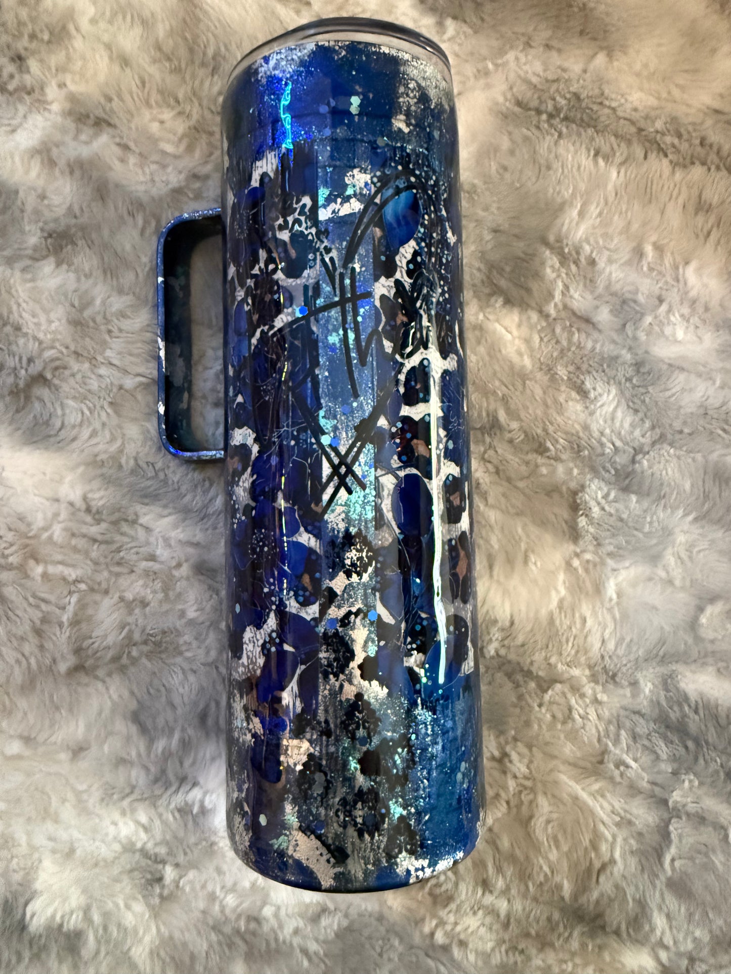 💙 Let Them | Midnight Leopard Tumbler